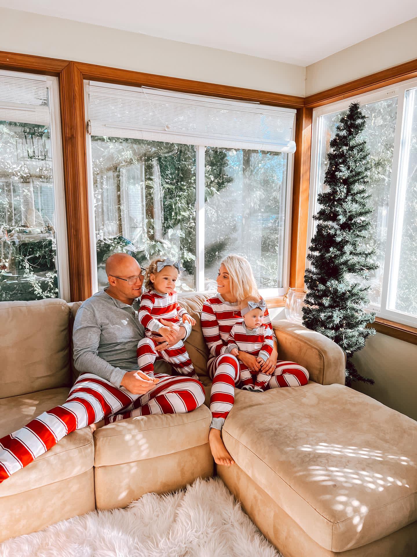 The Magic of Matching: How Red and White Striped Pajamas Strengthen Family Bonding During the Holidays