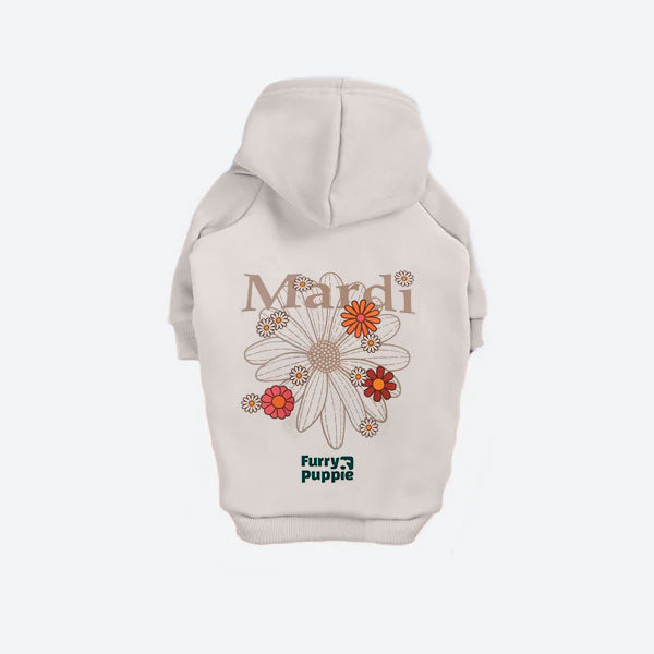 Frenchie Flower Power Hoodie