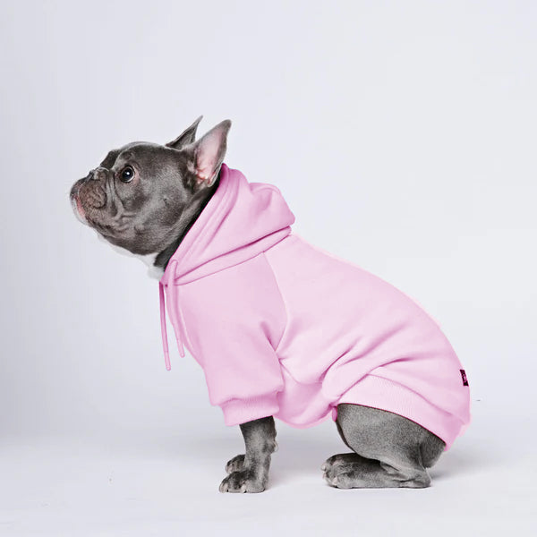 Cozy Paws Solid Color Dogs Hoodie -E