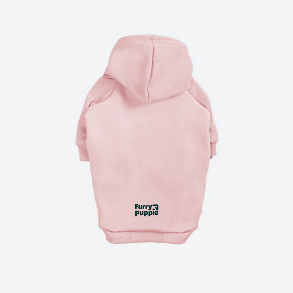 Cozy Paws Solid Color Dogs Hoodie -F