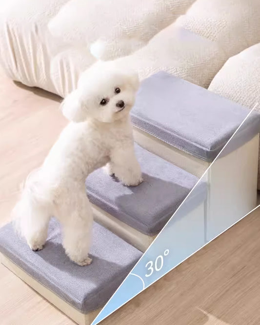 Removable and washable non-slip pet stair steps