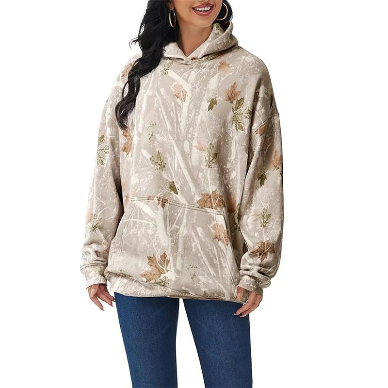 Leaf-Unisex Essential Camo Hoodie