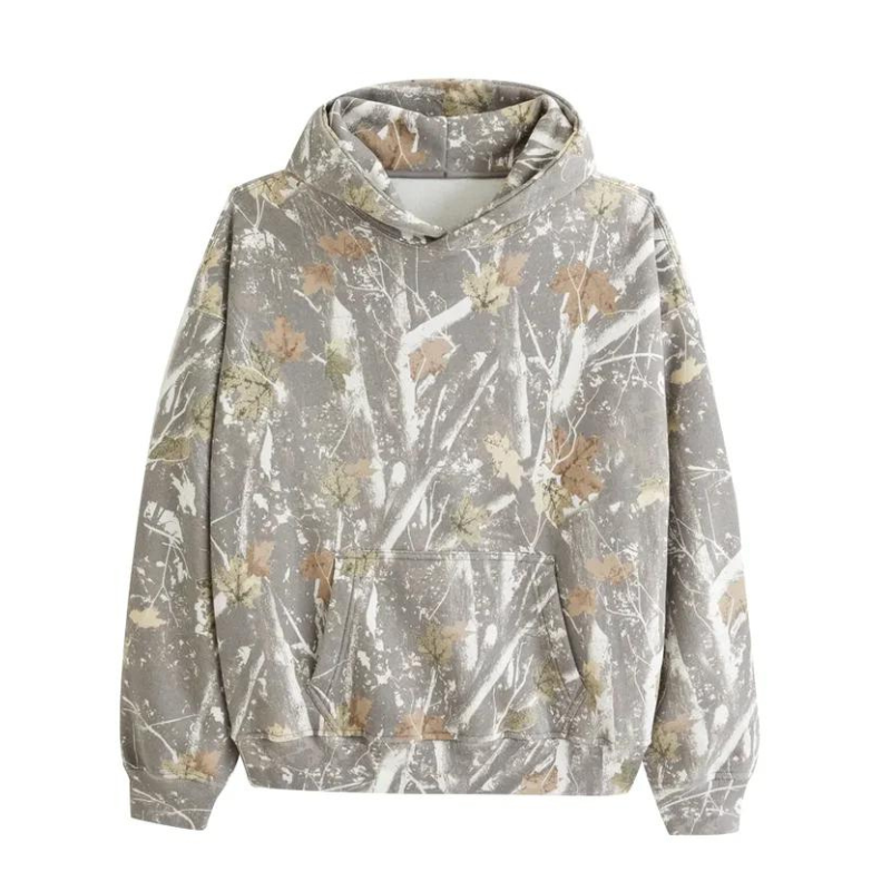 Leaf-Unisex Essential Camo Hoodie