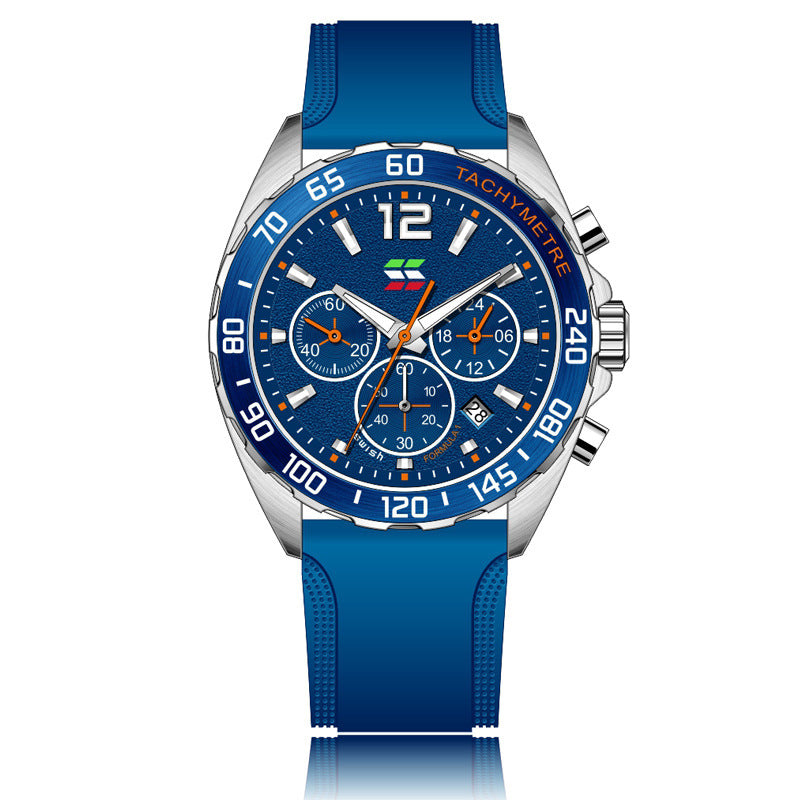 SWISH Quartz six-hand chronograph sports watch